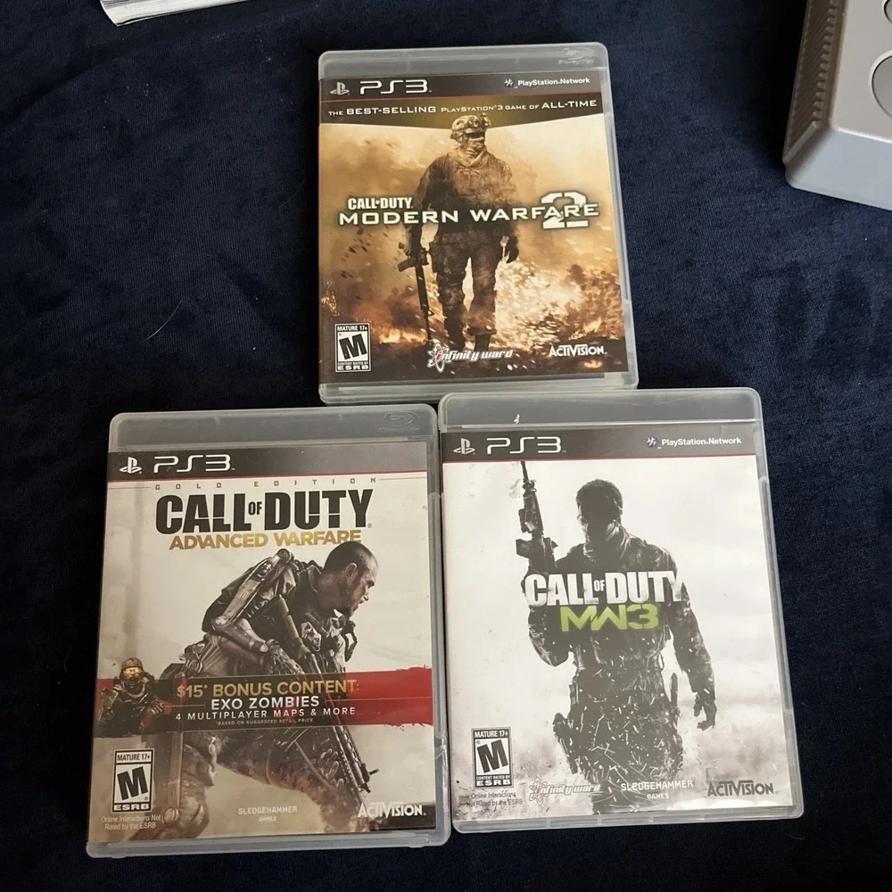 Call of Duty PS3 Bundle Modern Warfare 2 MW3 Advanced Warfare Gold Edition Sony